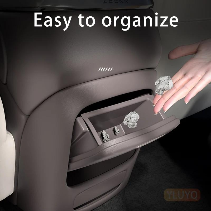 For ZEEKR 7X 2025 Storage Box Armrest box, rear storage box, rear storage box, automotive interior modification accessories