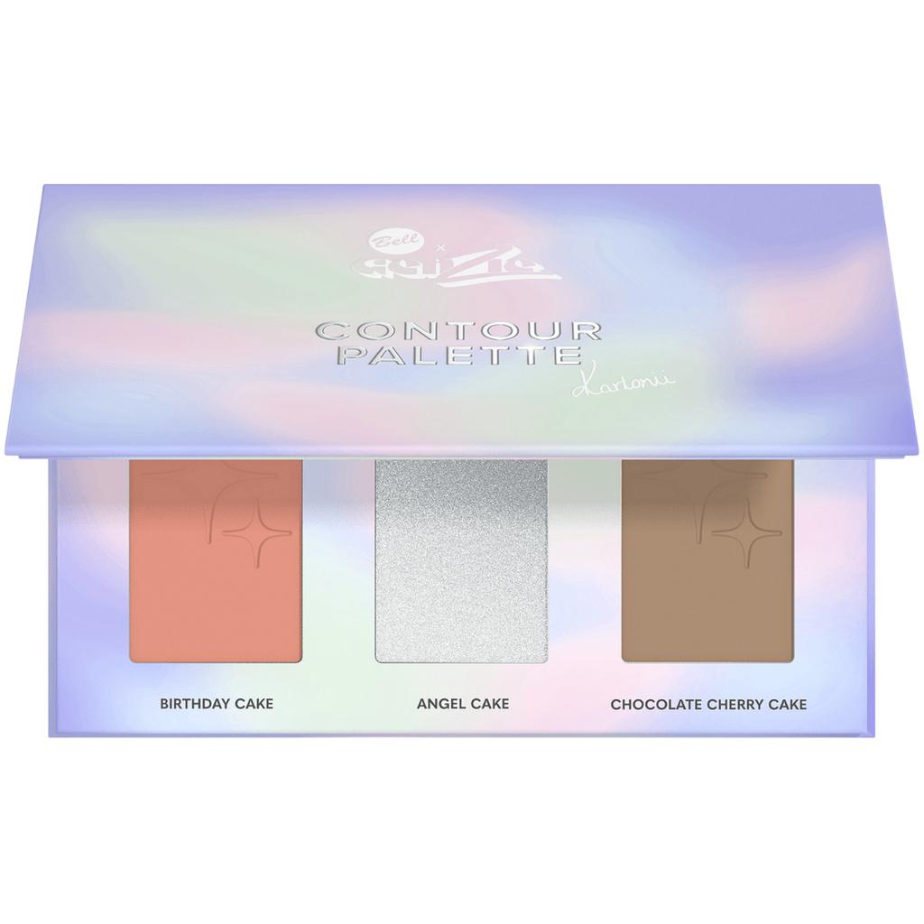 Bell x Genzie Contour Palette 01 Let's Bake A Cake, 14.5 g - Paletka do twarzy