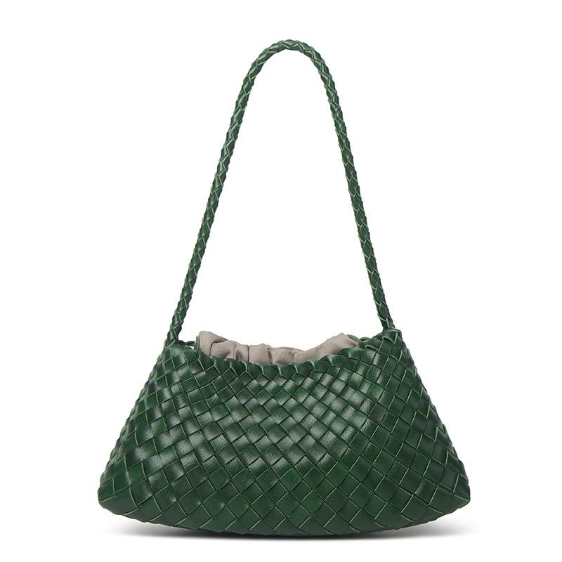 Handwoven Dumpling Bag Women'S New Niche Design Armpit Bag Shoulder Handbag Vegetable Basket Bag Tide