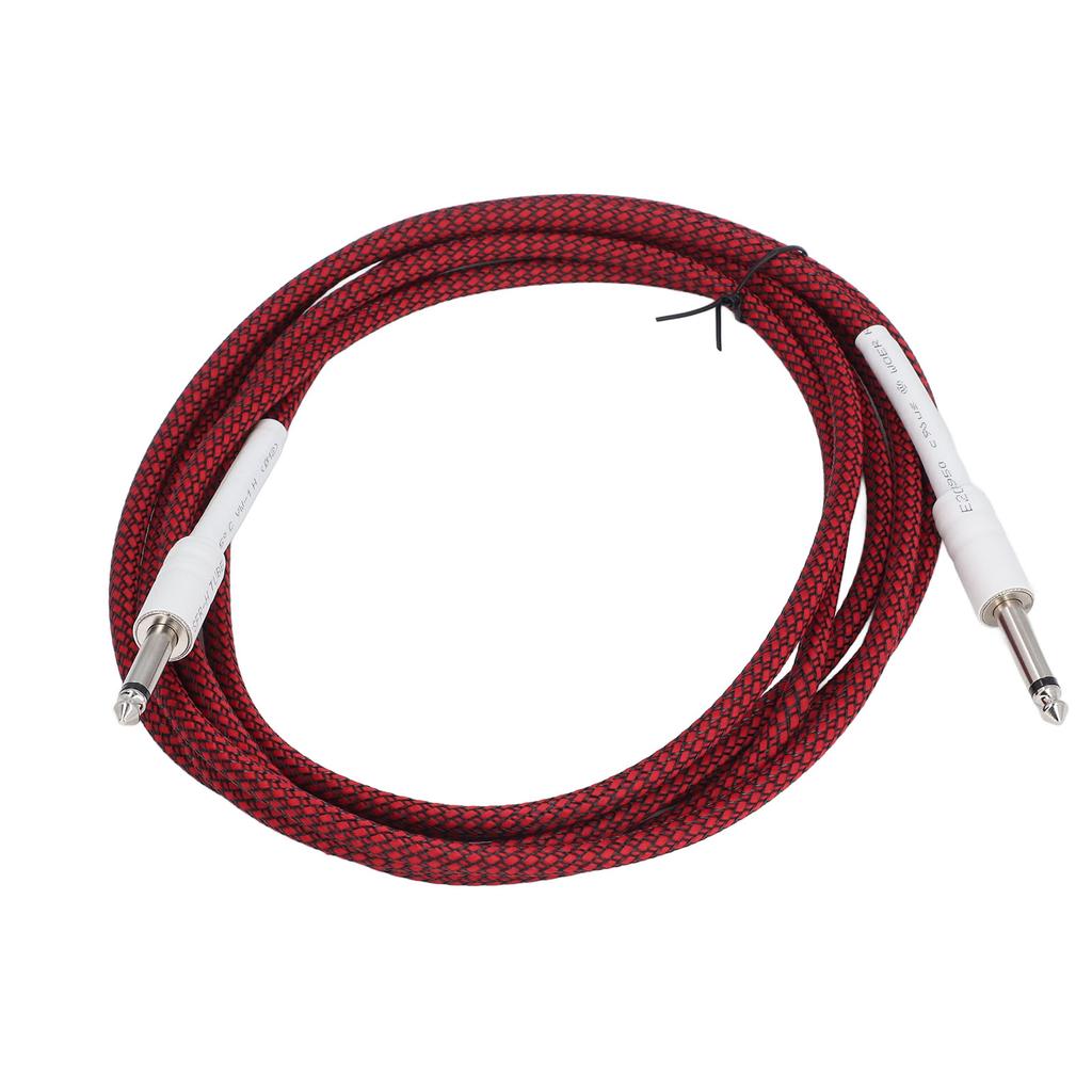 1 4 Inch Instrument Cable 10ft 6.35mm Mono Male to 6.35mm Mono Male Straight Plug Guitar Cable