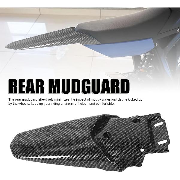 Fahrrad-Heckschutzblech in Carbonfaser-Optik passt für Talaria Sting X3 MX3 MX4 Minimiert die Auswirkungen von aufgewirbeltem Schlamm und Schmutz