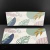 HD Printing Minimalist Desk Mat Abstract Art Design MousePad Non-Slip Rubber Base Mouse Mats for Office Laptop Modern Boho Leave