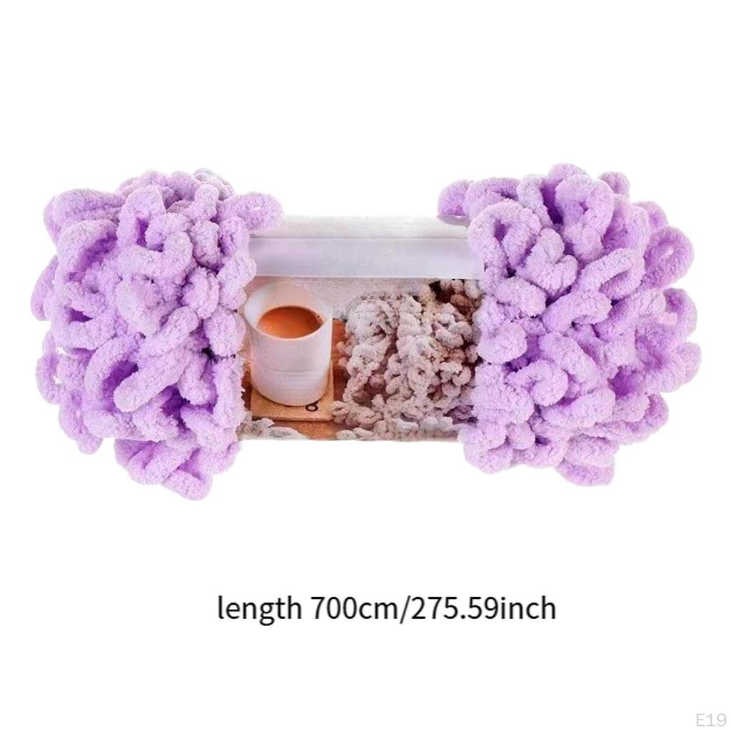 Dickes Wollgarn Voluminös Weich Sommer DIY Häkeln Armstricken Kissen Decke Stricken für