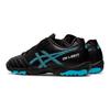 Asics Ds Light Jr Gs Tf Skóra Syntetyczna Wygodne Trwałe Oddychające Niskie Buty Piłkarskie dla Dzieci Buty Piłkarskie dla Dzieci Czarne Niebieskie 1104A047-001