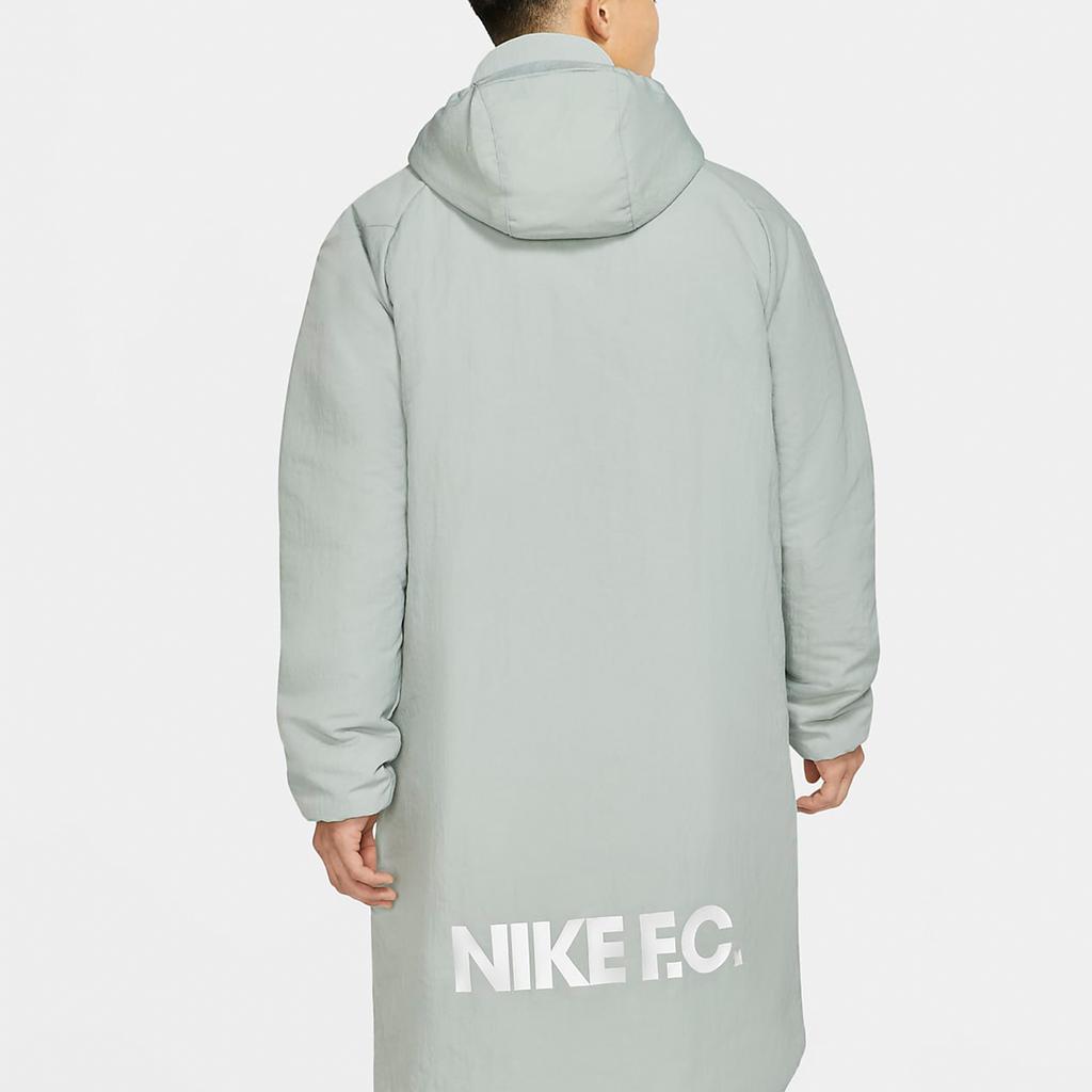 Nike Parka Coats Men's Gray Hooded Moderate