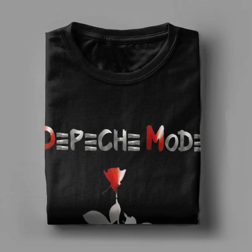 Depeches Modos Cool Camisetas Hombre Algodón Puro Camisetas Vintage Camisetas Cuello Redondo Manga Corta Tops Adulto