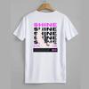 Shine Unisex T-Shirt Rückendruck - Lifestyle Wellness Coole Mode