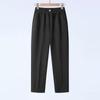 Yalu Middle-Aged Women's Plus Size Casual Straight Pants