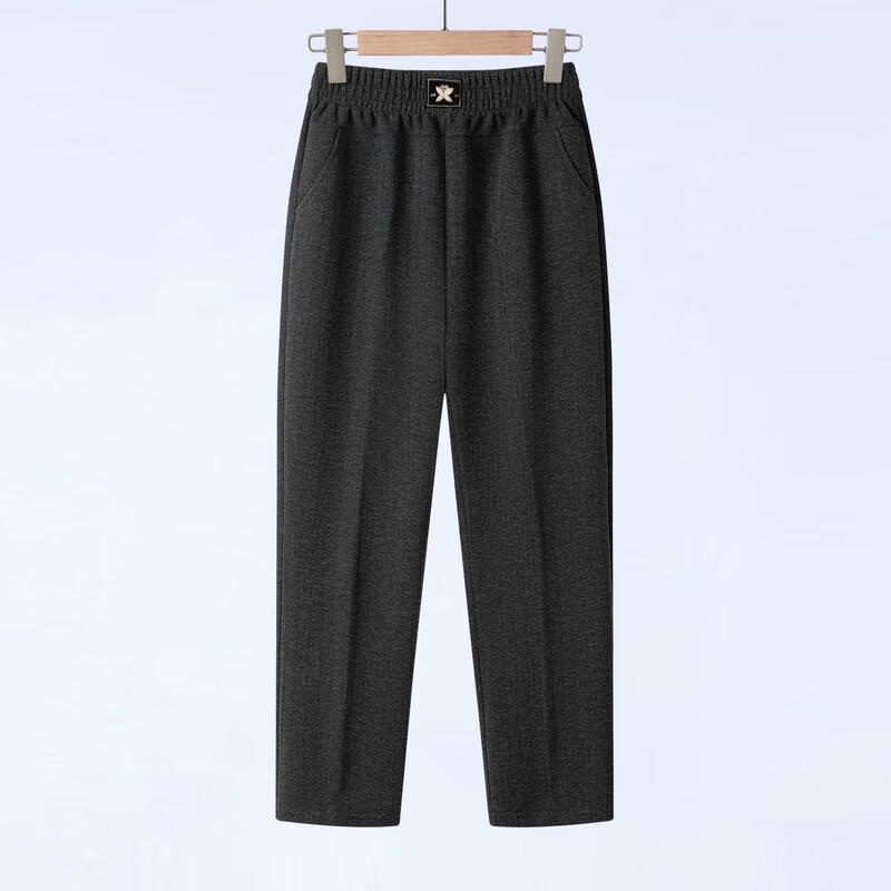 Yalu Middle-Aged Women's Plus Size Casual Straight Pants