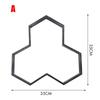 Garden Floor Paving Mold Park Decorations Stepping Stones Moulds DIY Garden Buildings Supply Reusable Cement Frame Brick Molds