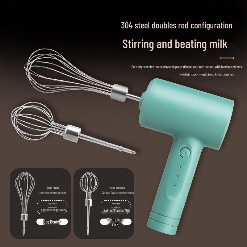 Wireless Automatic Egg Beater & Frother – Handheld Mixer for Cakes and Cream