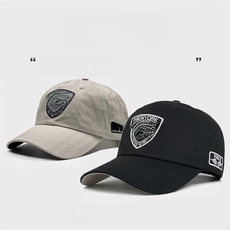 Cotton Baseball Cap With Embroidered Letters For Men And Women Outdoor Sun Protection