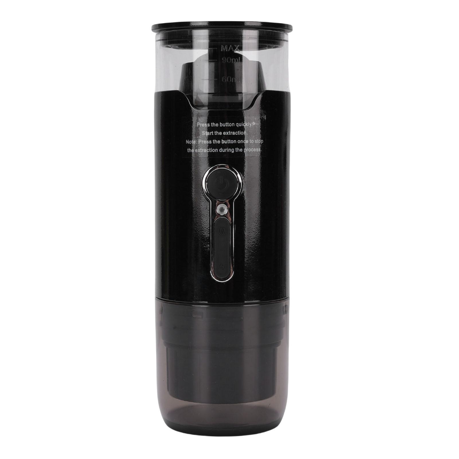 

Portable Coffee Maker Cordless Heating Automatic Small Capsule Coffee Maker Machine for Outdoor Car Travel Camping