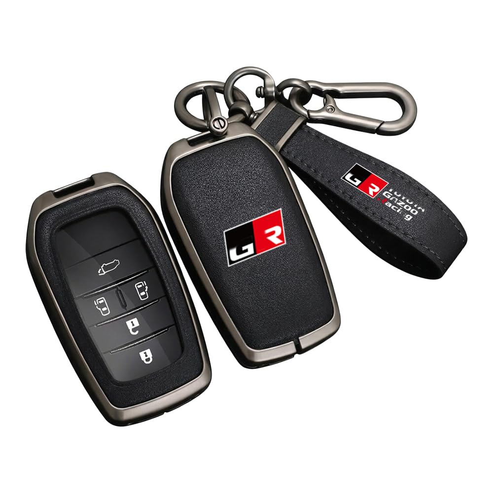 

Toyota Prius 60 Crown Yaris Cross 10 New GR GR Yaris Smart Key Faux Leather Zinc No Radio Gift Box Included to Series, Sport, Series, Aqua, Corolla, чёрный