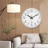 Multi-color Nordic Wall Clock Non-Ticking Wall Electronic Time Fashion Round Hanging Clock  Home