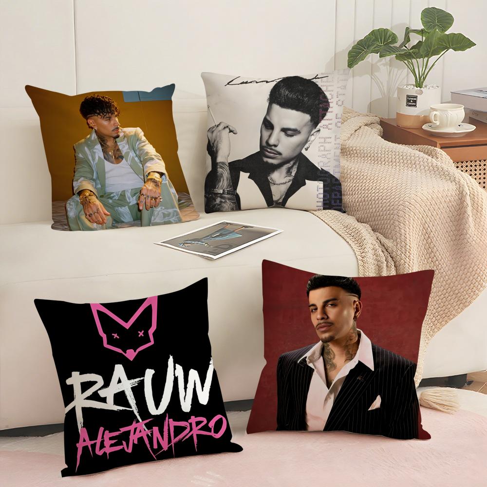 R-Rauw Alejandro Cushion Cover Soft Short Plush Pillow Cover Smooth Cozy Texture Aesthetic Cushion Case Home Decor