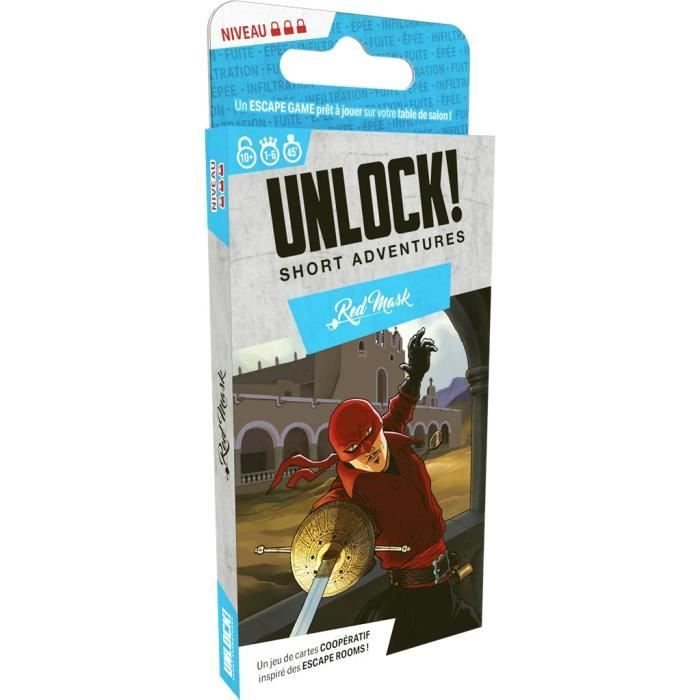 Lot 3 Unlock Short Adventures, Version Française Red Mask + Meurtre À Birmingham + Le Chat De M. Schrödinger + 1 Décapsuleur Blumie
