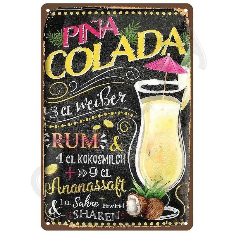 Vintage Bar Garage Metallskyltar Retro Plåtskyltar Väggkonst Sovrum Vardagsrum Dekorationer Mysig Plåt För Heminredningsartiklar Affischer