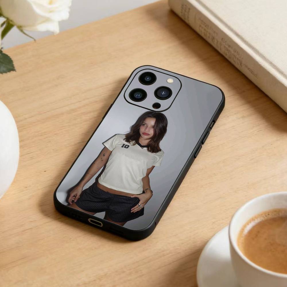 Emilia Mernes Phone Case For iPhone 16,15,14,13,12,17,Pro Max,Plus Silicone Black Case