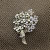 Elegant Retro Bouquet Pearl Brooch - European, American, Japanese & Korean Fashion