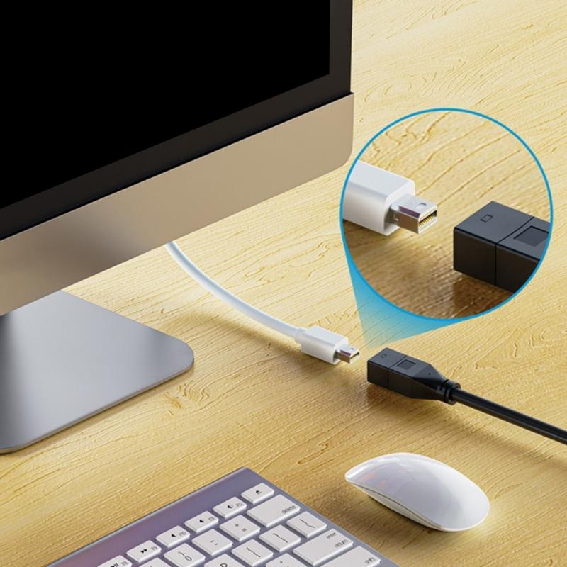 HDTV Male To Mini DP Female Video Cable 4K 60Hz Resolution Support Connection Cord For Monitors And Projectors