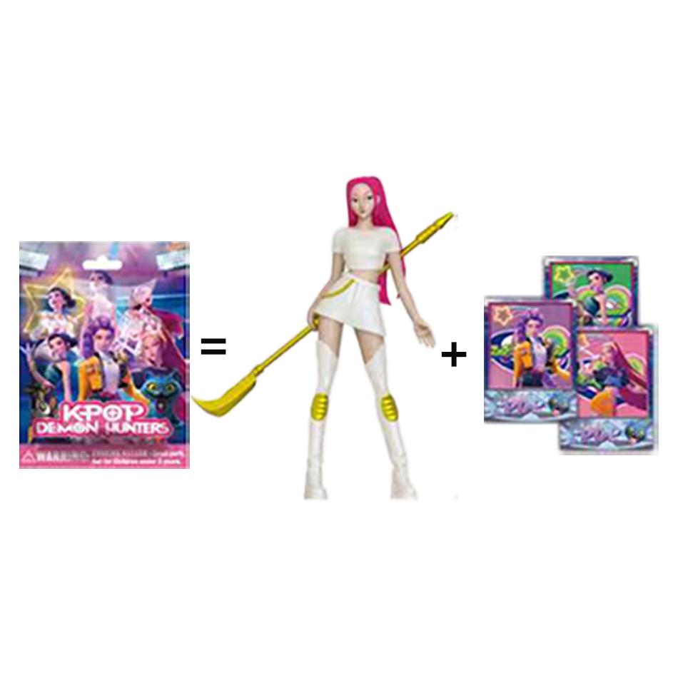 NEW Kpop Demon Hunters Action Figure Toy Derpys Tiger Rumi Mira Zoey Sussy Figurine Doll For Fans Gift