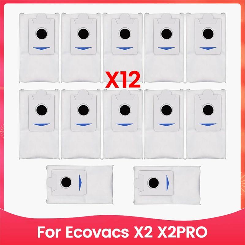

AEE4-12PCS Vacuum Cleaner Dust Bag Accessories For Ecovacs X2 X2pro Vacuum Cleaner Accessories Replacement Dust Bag