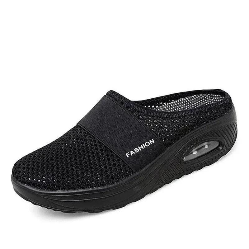 Plus Size 43 Dámské Pantofle na klín Air Platforma Prvotřídní Pantofle Vintage Protiskluzové Ležérní Žena Retro boty Dámské sandály
