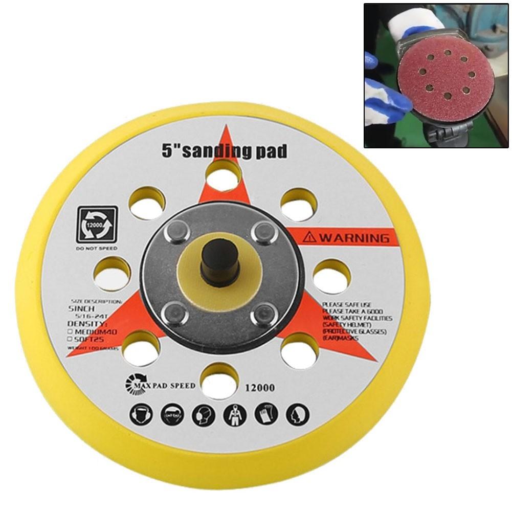 1* Backing Pad 125mm 1pc 5inch/125mm Diameter 8holes