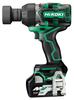 HiKOKI 36V Accu Klopmoeraanzetter 19 mm Vierkant Inclusief 2 en Koffer Sleutel, Aandrijving, Auto-Stop Functie, Compatibel, Bluetooth, Batterijen, Oplader,