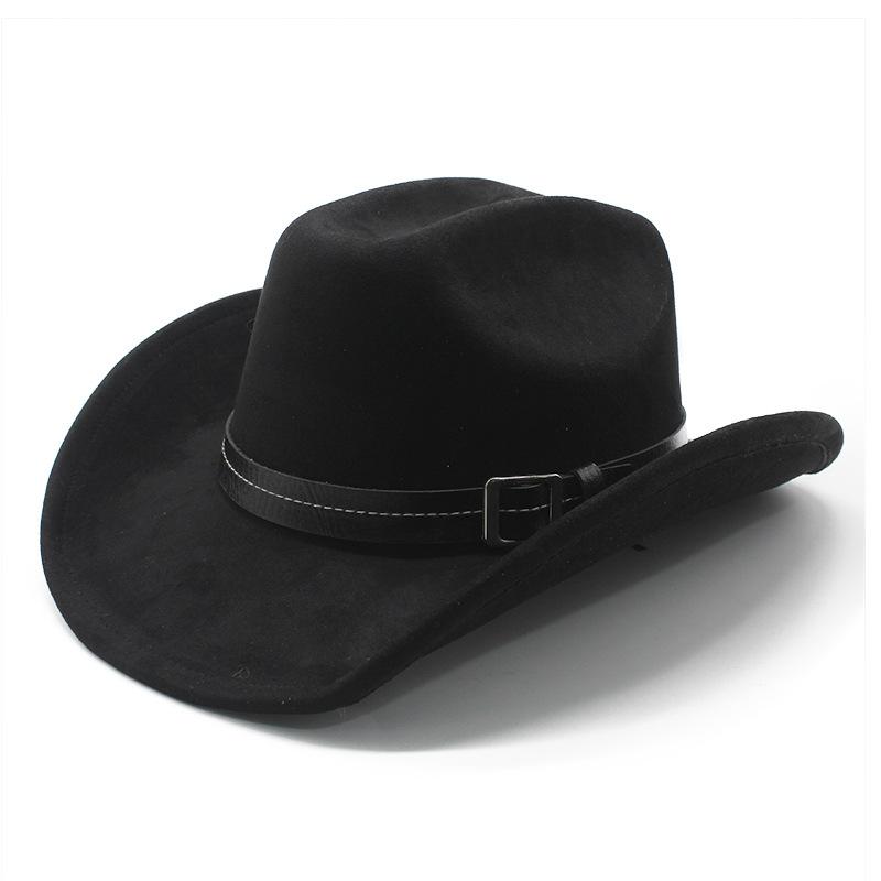 Suede Sunscreen Sun Hat One-Word Riding Hat Prairie Western Cowboy Hat Gift Hat