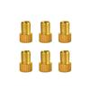 10 Pezzi Adattatore Valvola Bicicletta Bici in Alluminio PRESTA a SCHRADER Adattatore Valvola Auto