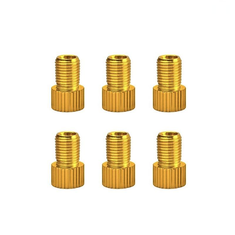 10 Pezzi Adattatore Valvola Bicicletta Bici in Alluminio PRESTA a SCHRADER Adattatore Valvola Auto