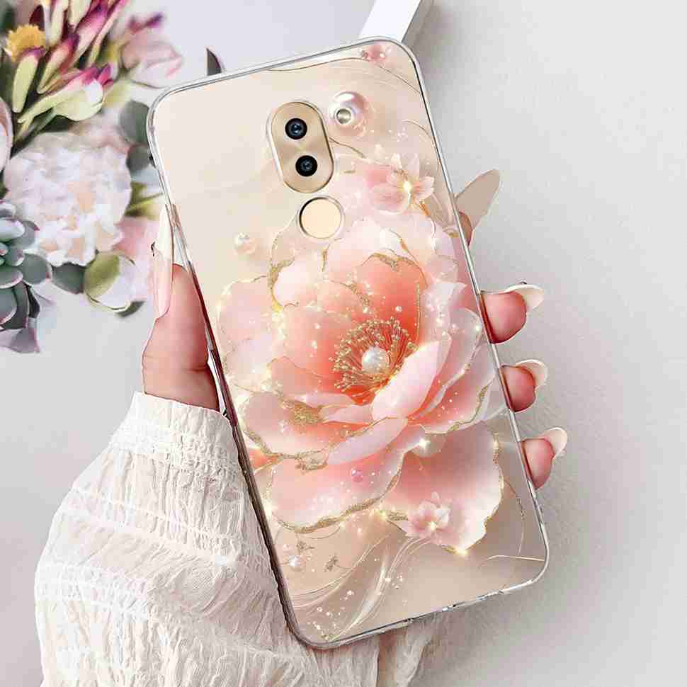 For Huawei Honor 6X BLN-AL10 Case Cute Cartoon Painting Soft Silicone TPU Cover For Honor 6X 6x BLN-L21 5.5" Popular Cats Shell