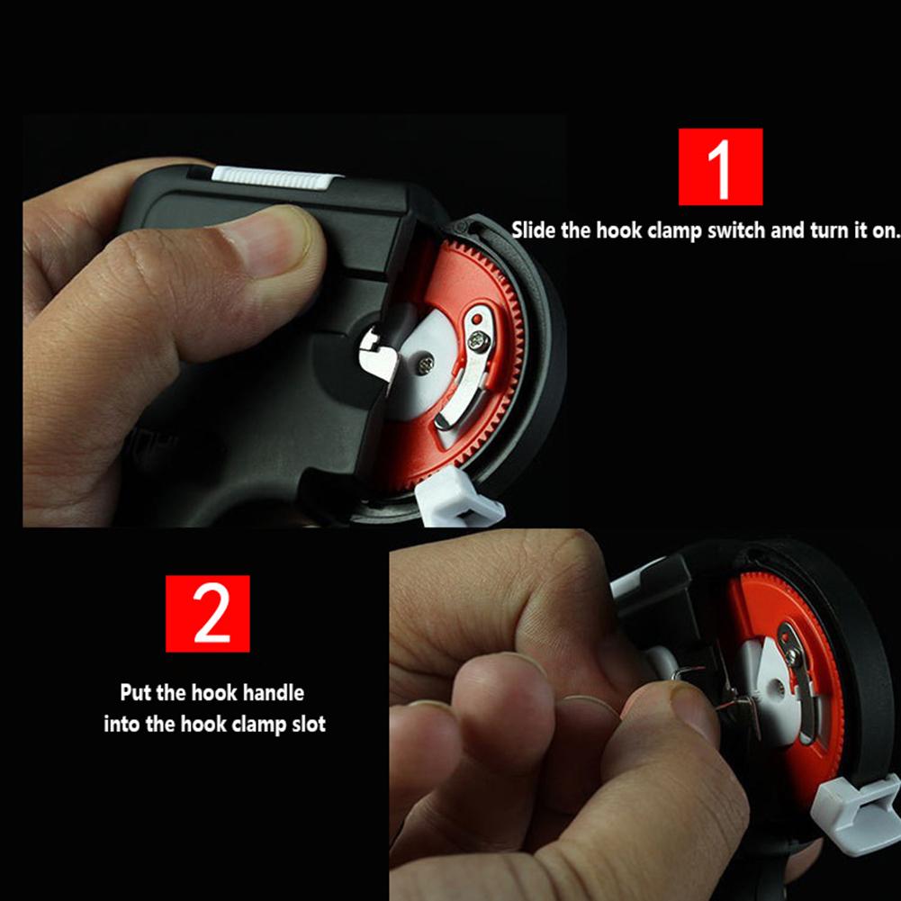 Automatic Fishing Hook Tier Tool Tyer Machine Tying Device Tie Knot Lure Fishing Hook Line Tyer Tie Machine Fishing Tackle