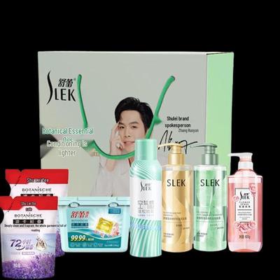 Conjunto de Presente de Cuidados Caseiros Shu Lei Herbal Deluxe de 7 Peças