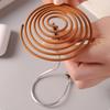 Portable Double Ended Mosquito Coil Holder Stand Multi-Function Stainless Steel Incense Clip Rack Photo Card Label Organizer