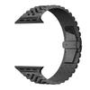 Keepwin 304 Stainless Steel Butterfly Buckle 5 Replacement Adjustable Bracelet Watch Band for Apple IWatch 9 8 Ultra 7 6 5 4 3