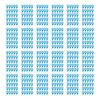 Forehead Decal Stickers for Kids Red Blue Washable Waterproof Face Tattoos for Cosplay Performances Flame Wave Designs Sticker