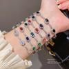 Geometric Zircon Pull Apart Bracelet With Cubic Zirconia For Women Fashion Accessory
