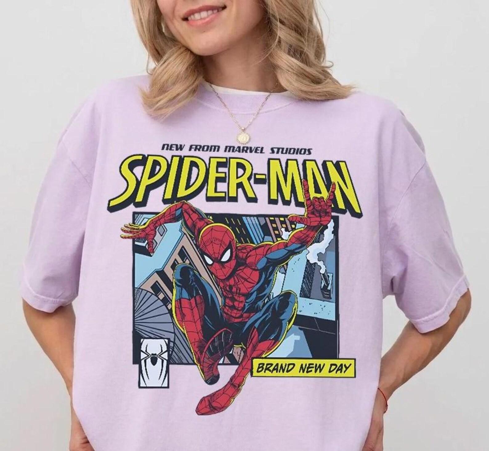 Spider-Man Brand New Day Movie Shirt - Peter Parker Shirt,Spiderman Movie Tshirt,Tom Holland Shirt,Spiderman Kids Shirt S