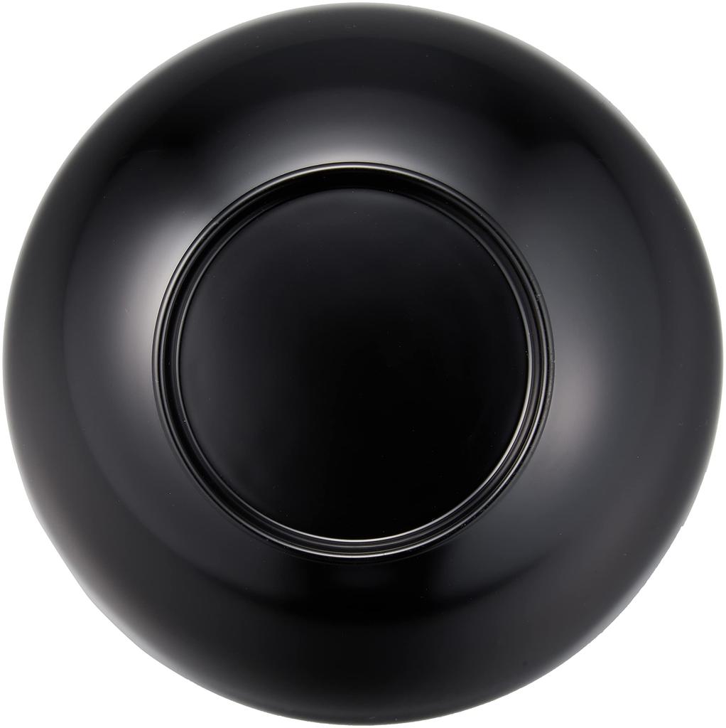 Masano Black 13.6 x 10 x 10 cm "Echizen Lacquerware" Chinkin Pine Zoni Bowl Black