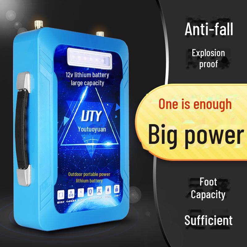 12V 100A Polymer Lithium Battery - High Capacity, Ultra-Light, Outdoor Mobile Power Solution