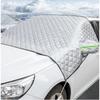 Auto Winter Windschutzscheiben Schneeabdeckung, Auto Sonnenschutz Frostschutz, Sonnenschutz und Eisblocker Frontscheibenabdeckung