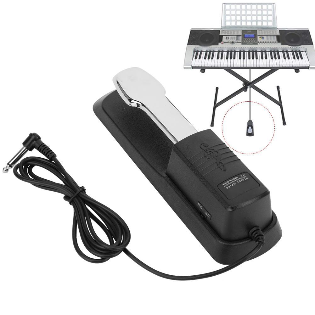 Piano Sustain Foot Pedal Switch with Non Slip Mat Musical Instrument Accessories
