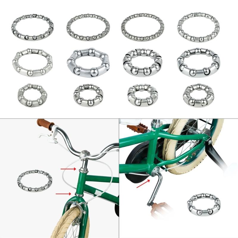 8Pcs Mountain Bike Headset Caged Balls Bearing Cycling Headset Bearing Bicycles Balls Bearing Retainer Bicycles Part