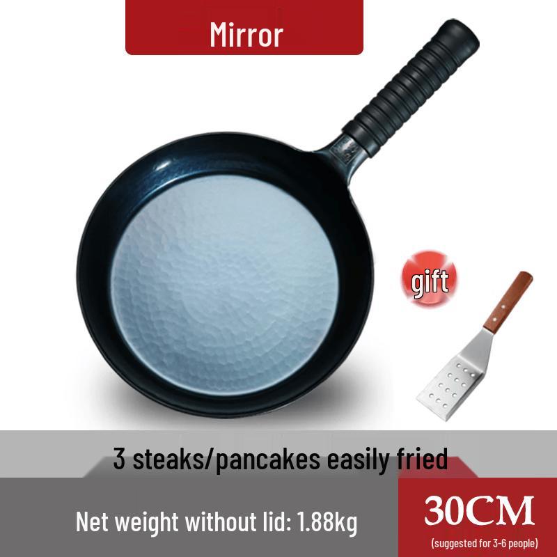 Qiwei Handmade Non-stick Iron Frying Pan