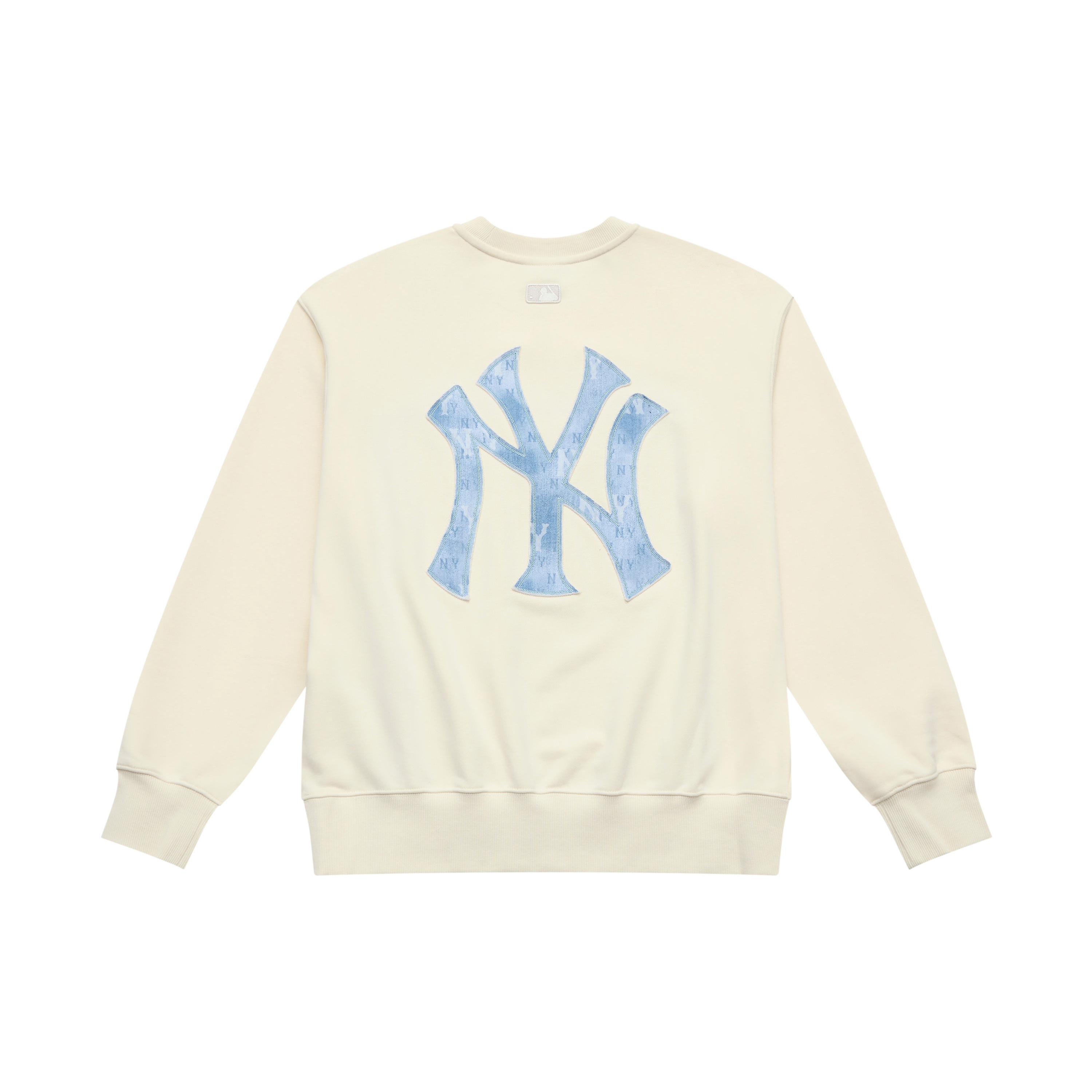 MLB MONOGRAM 25FW Sweatshirt Unisex Standard Ivory 3AMTM0754-50CRS L