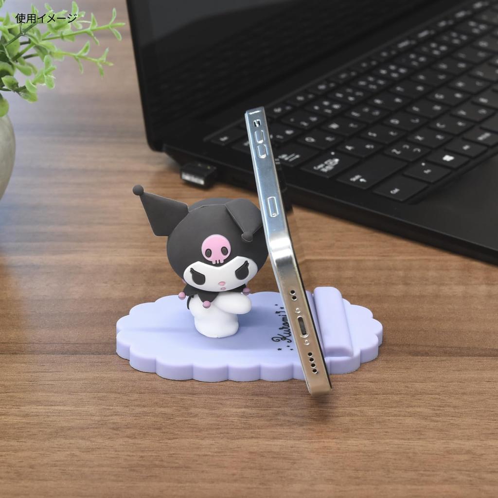 Gourmandies Sanrio Characters Mascot Mobile Stand Kuromi SANG-388KU