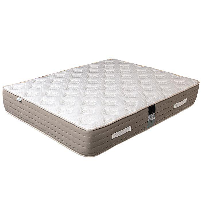 Matelas 140x190 cm,Dreamlux,26 cm ,ressorts ensachés,mousse HD,indépendance du couchage,face été/hiver + 2 Oreillers